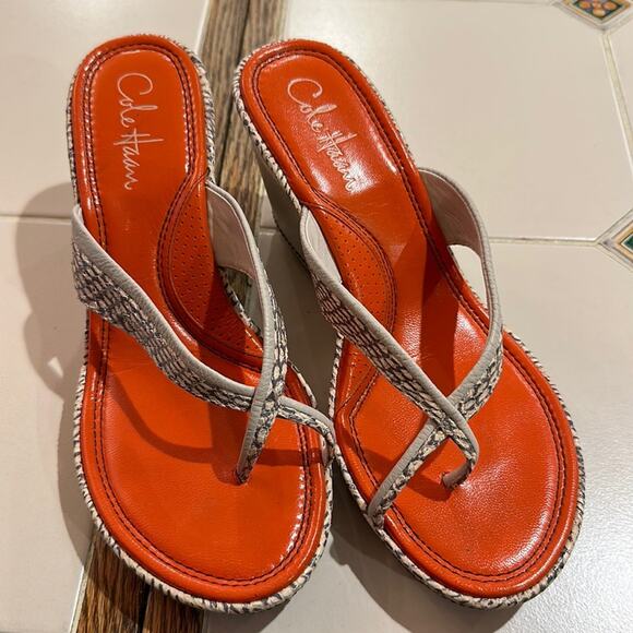 Cole Haan wedge sandal size 8 - Picture 1 of 4